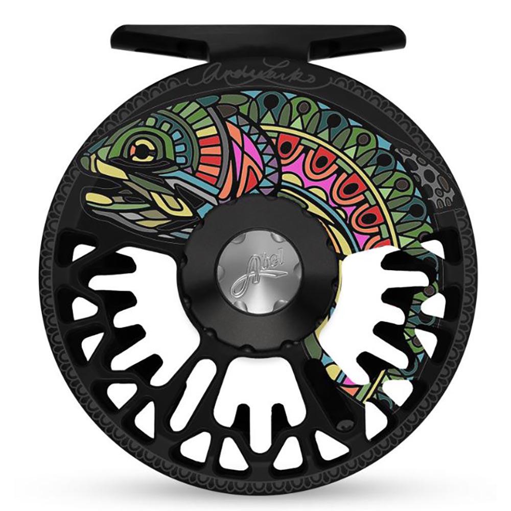 Abel Vaya Series Fly Reel in Larko Rainbow Trout